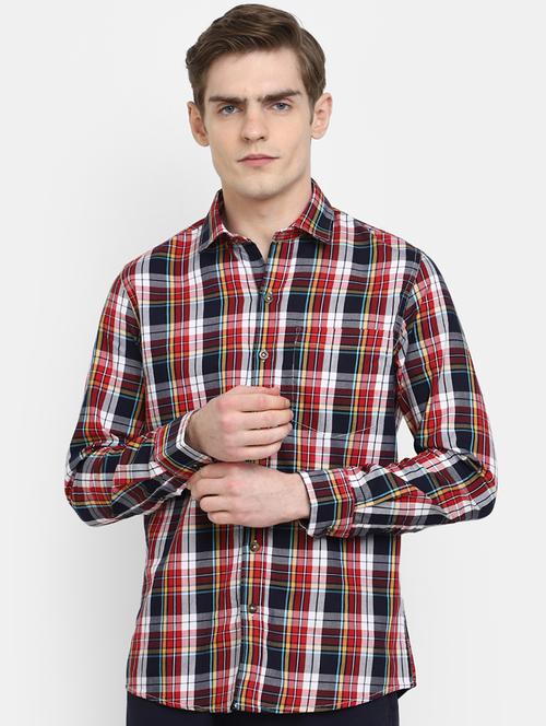 mens checks casual shirt - 19591840 - Very Small Image - 1