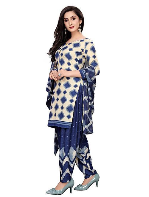 crepe beige kurta salwar set - 19594039 - Very Small Image - 1