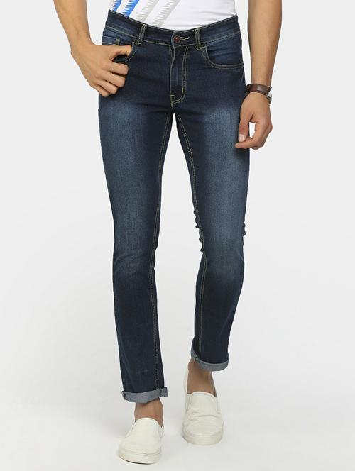 mens slim fit plain jeans - 19596419 - Very Small Image - 1