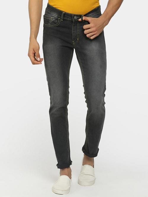 mens slim fit plain jeans - 19596424 - Very Small Image - 1