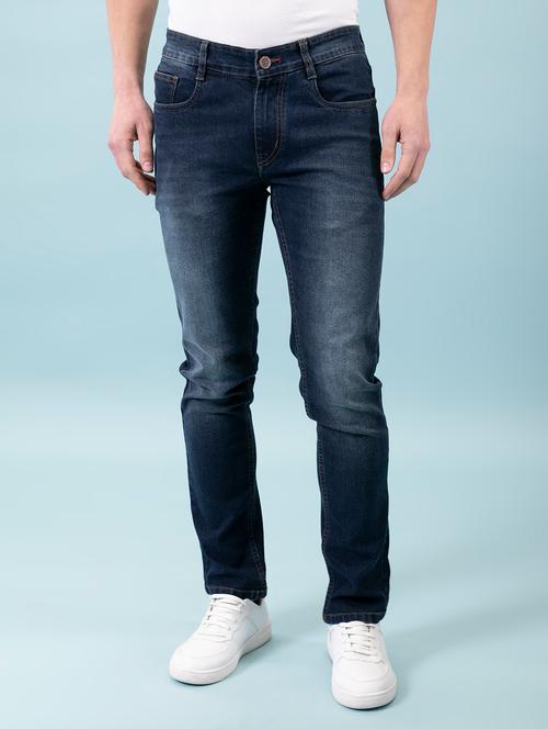 mens slim fit plain jeans - 19596515 - Very Small Image - 1