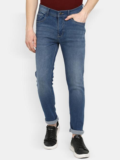 mens slim fit plain jeans - 19596533 - Very Small Image - 1