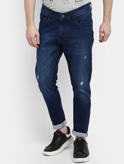 mens slim fit distressed jeans - 19596563 - Very Small Image - 1