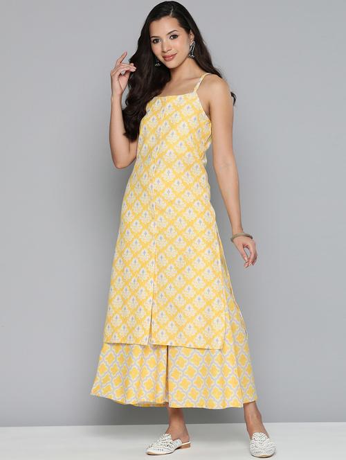 camisole neck kurta palazzo set - 19597870 - Very Small Image - 1