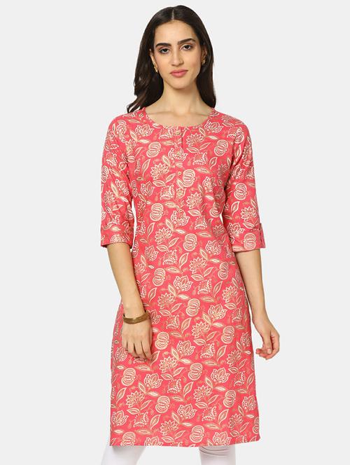 women's straight kurta - 19598093 - Very Small Image - 1