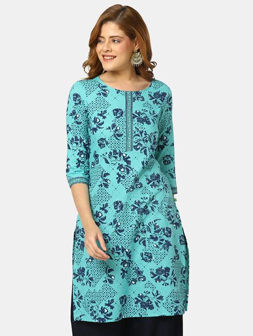 women's straight kurta - 19598154 - Very Small Image - 1