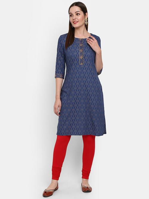 women's straight kurta - 19598176 - Very Small Image - 1