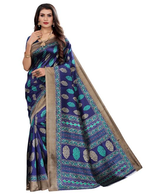 art silk bollywood saree with blouse - 19602505 - Very Small Image - 1