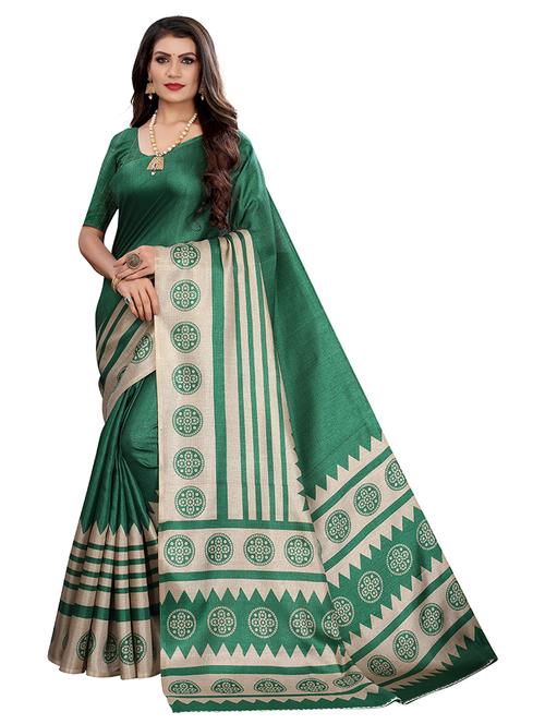 art silk woven saree with blouse - 19602566 - Very Small Image - 1