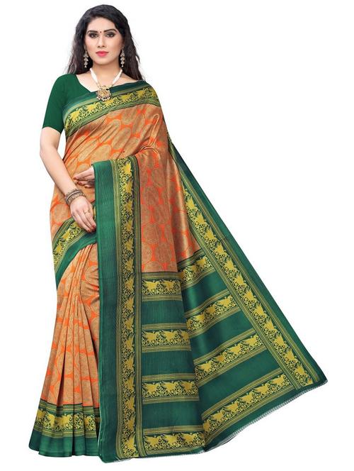 art silk woven saree with blouse - 19602570 - Very Small Image - 1