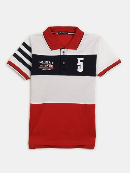 boys polo neck printed t-shirt - 19603566 - Very Small Image - 1