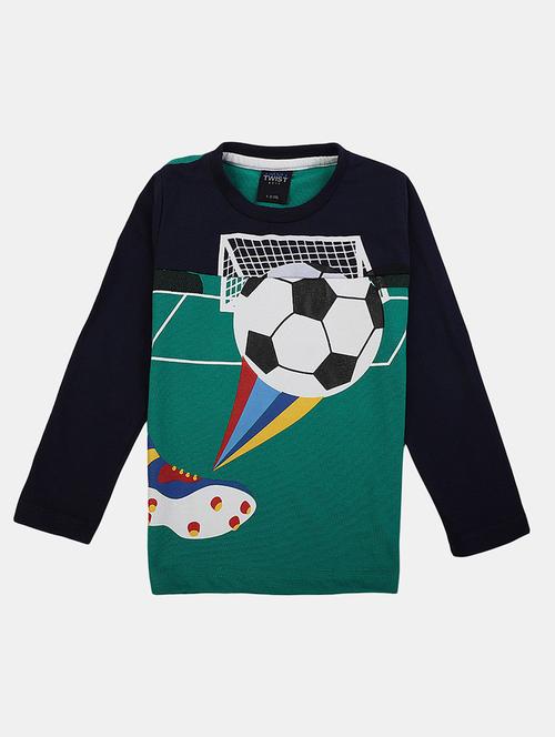boys round neck printed t-shirt - 19603578 - Very Small Image - 1