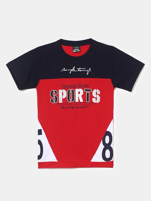 boys round neck printed t-shirt - 19603600 - Very Small Image - 1