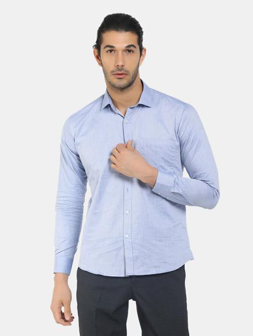 mens self design formal shirt - 19608556 - Very Small Image - 1