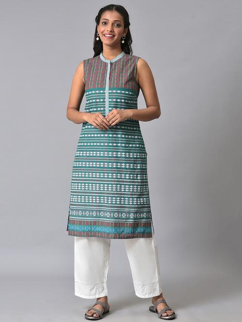 women's straight kurta - 19609102 - Very Small Image - 1