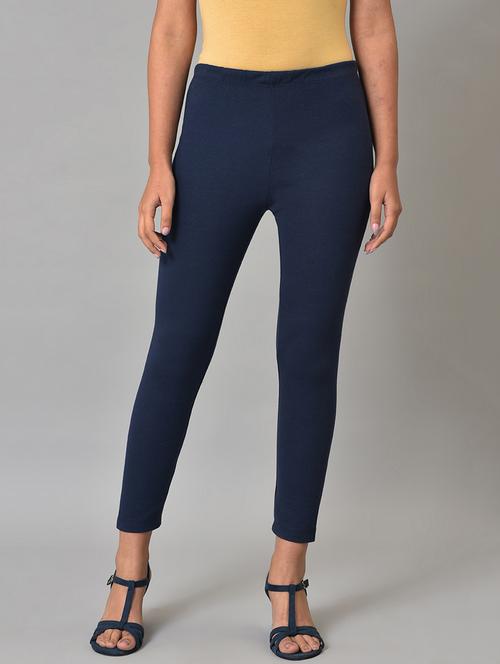 blue solid legging - 19609126 - Very Small Image - 1