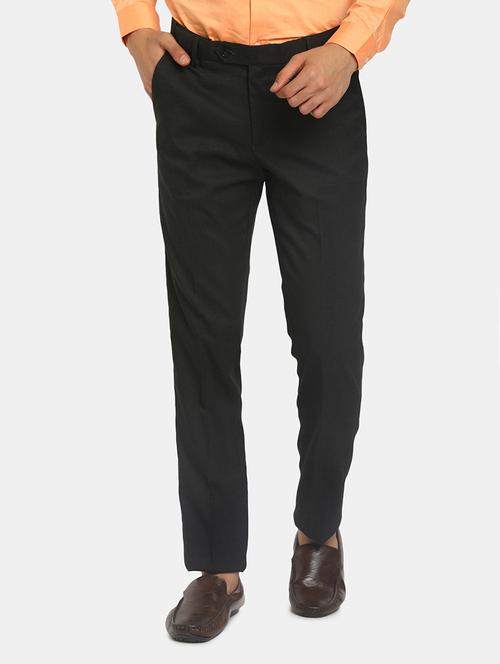 mid rise solid formal trouser - 19614725 - Very Small Image - 1