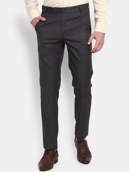 mid rise solid formal trouser - 19614755 - Very Small Image - 1