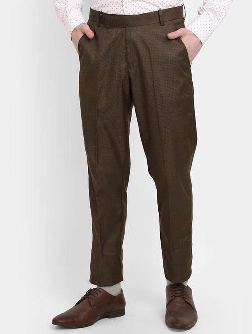 mid rise solid formal trouser - 19614771 - Very Small Image - 1