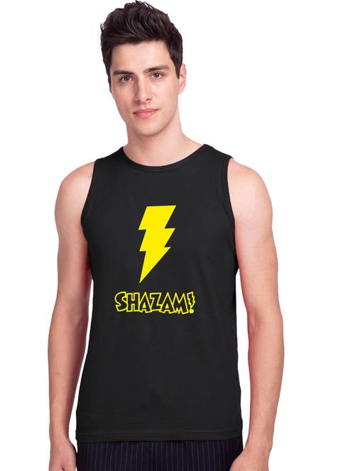 black cotton vest - 19615835 - Very Small Image - 1