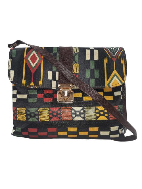  printed leatherette sling bag - 19616187 - Very Small Image - 1