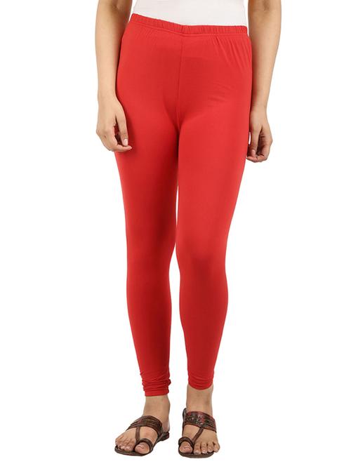 red solid full length legging - 19616325 - Very Small Image - 1