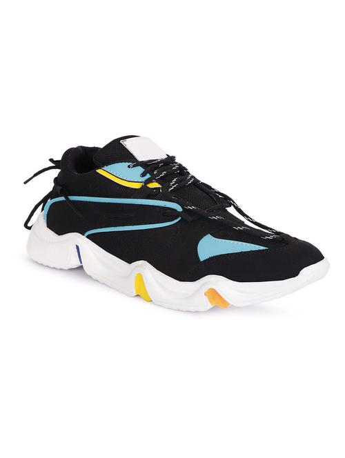 black mesh lace up sneaker - 19616648 - Very Small Image - 1