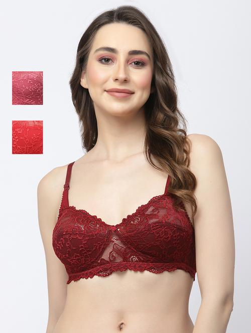 multi colored lace combos bra - 19618429 - Very Small Image - 1