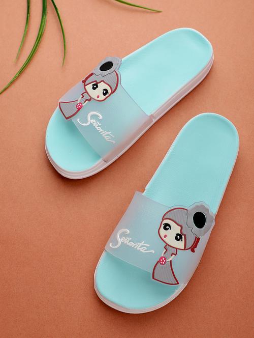 blue solid flip flop - 19618459 - Very Small Image - 1