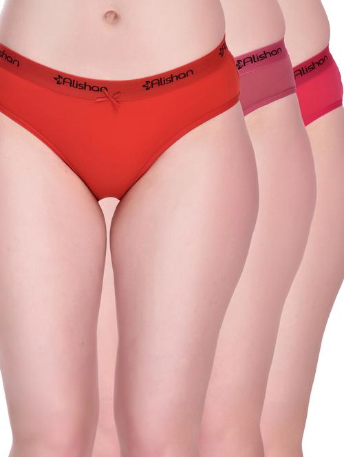 alishan women's solid bikini panty combo - 19618518 - Very Small Image - 1