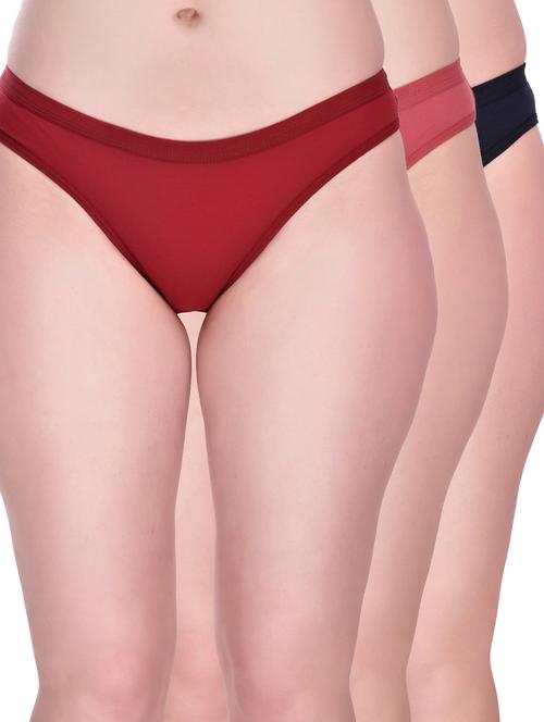 alishan women's solid bikini panty combo - 19618523 - Very Small Image - 1