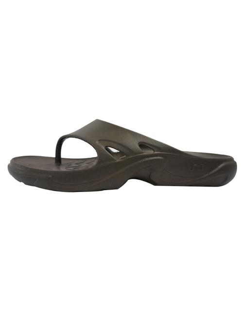 brown rubber slip on flip flops - 19618579 - Very Small Image - 1