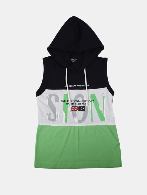 color block printed vest - 19620351 - Very Small Image - 1