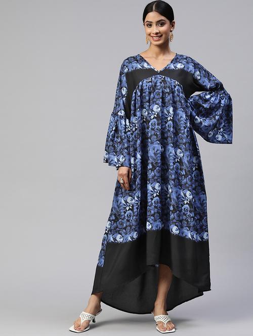 women's high low floral dress - 19622719 - Very Small Image - 1