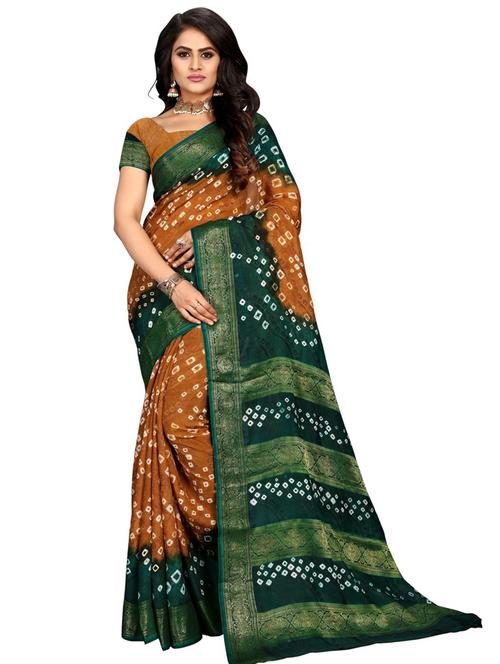 women's self design light green colored saree with blouse - 19628902 - Very Small Image - 1
