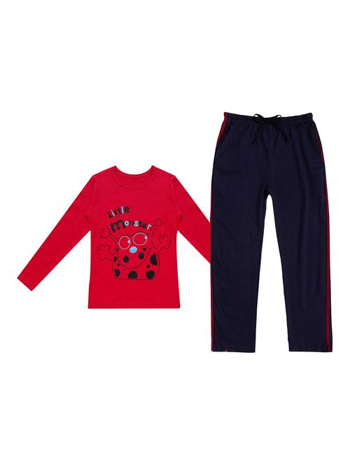 girl full length night suit set - 19634314 - Very Small Image - 1