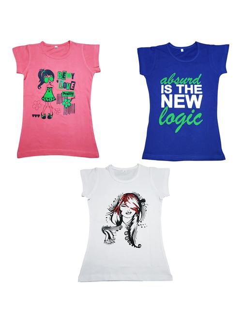 pack of 3 printed tee - 19635504 - Very Small Image - 1