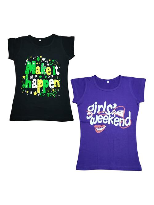 pack of 2 printed tee - 19635601 - Very Small Image - 1