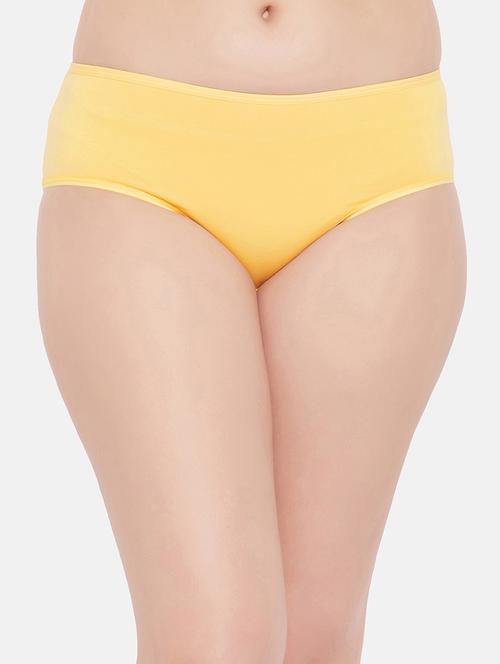 yellow cotton hipster panty - 19638925 - Very Small Image - 1