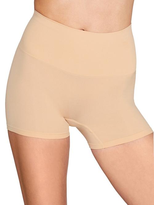 beige cotton blend shaper brief shapewear - 19641138 - Very Small Image - 1