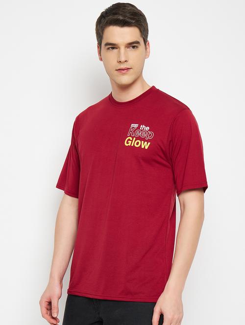 round neck back printed t-shirt - 19643440 - Very Small Image - 1