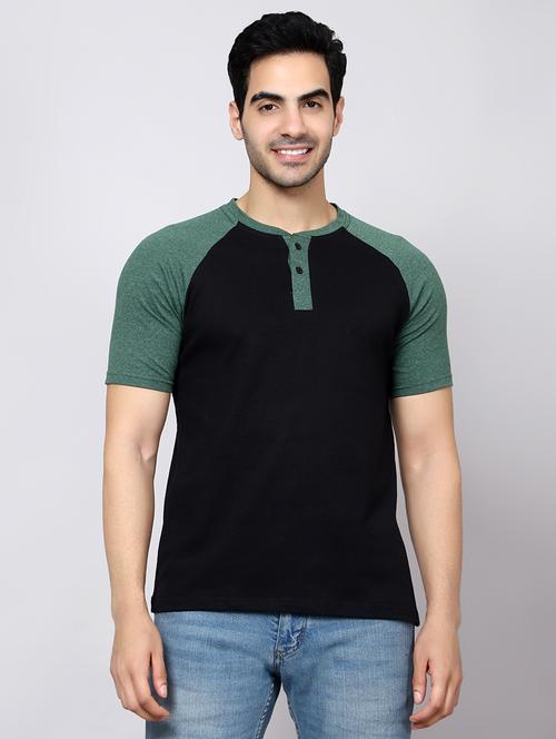 color block cotton regular t-shirt - 19643765 - Very Small Image - 1