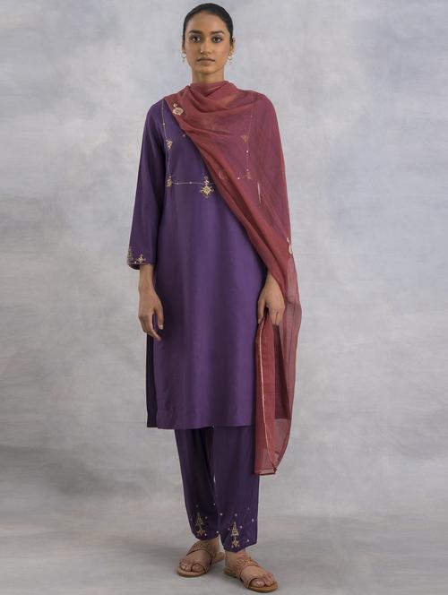 women's straight kurta - 19644024 - Very Small Image - 1