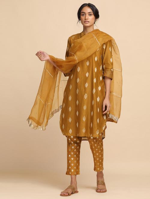 women's straight kurta - 19644121 - Very Small Image - 1
