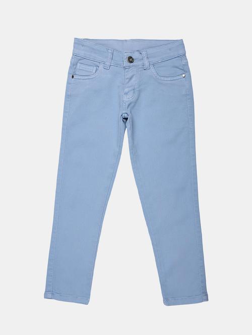 girls solid slim fit jeans - 19644185 - Very Small Image - 1