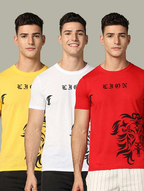 pack of 3 printed t-shirt - 19646268 - Very Small Image - 1