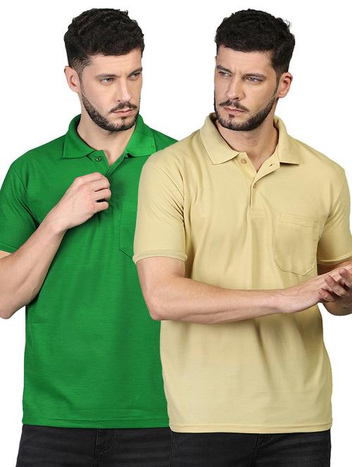 pack of 2 solids t-shirts - 19646411 - Very Small Image - 1