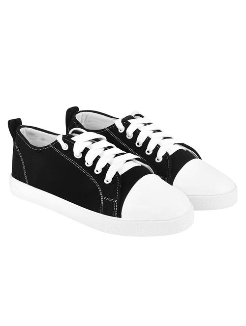 black mesh laceup sneakers - 19646546 - Very Small Image - 1