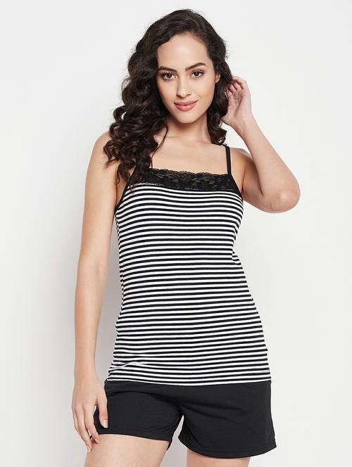 lace work printed camisole - 19648034 - Very Small Image - 1