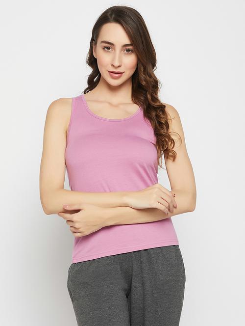 scoop neck solid tank top - 19648857 - Very Small Image - 1